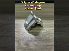 V type 45 degree connecting corner joint for door and window installtion